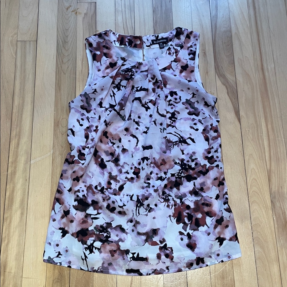 Le Chateau Floral Blouse